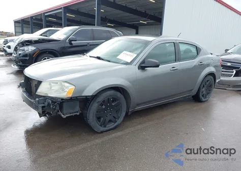 2013 Dodge Avenger Se V6 from USA, damaged, VIN 1C3CDZAG9DN766694